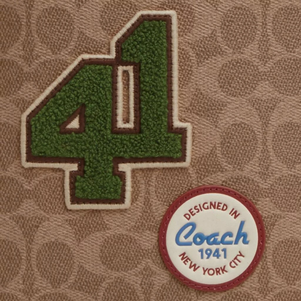 Coach Sullivan Pack In Signature Canvas With Patches 4