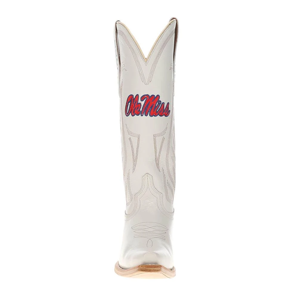 Gameday Boots University of Mississippi Gameday Embroidered Snip Toe Cowboy Boots 3