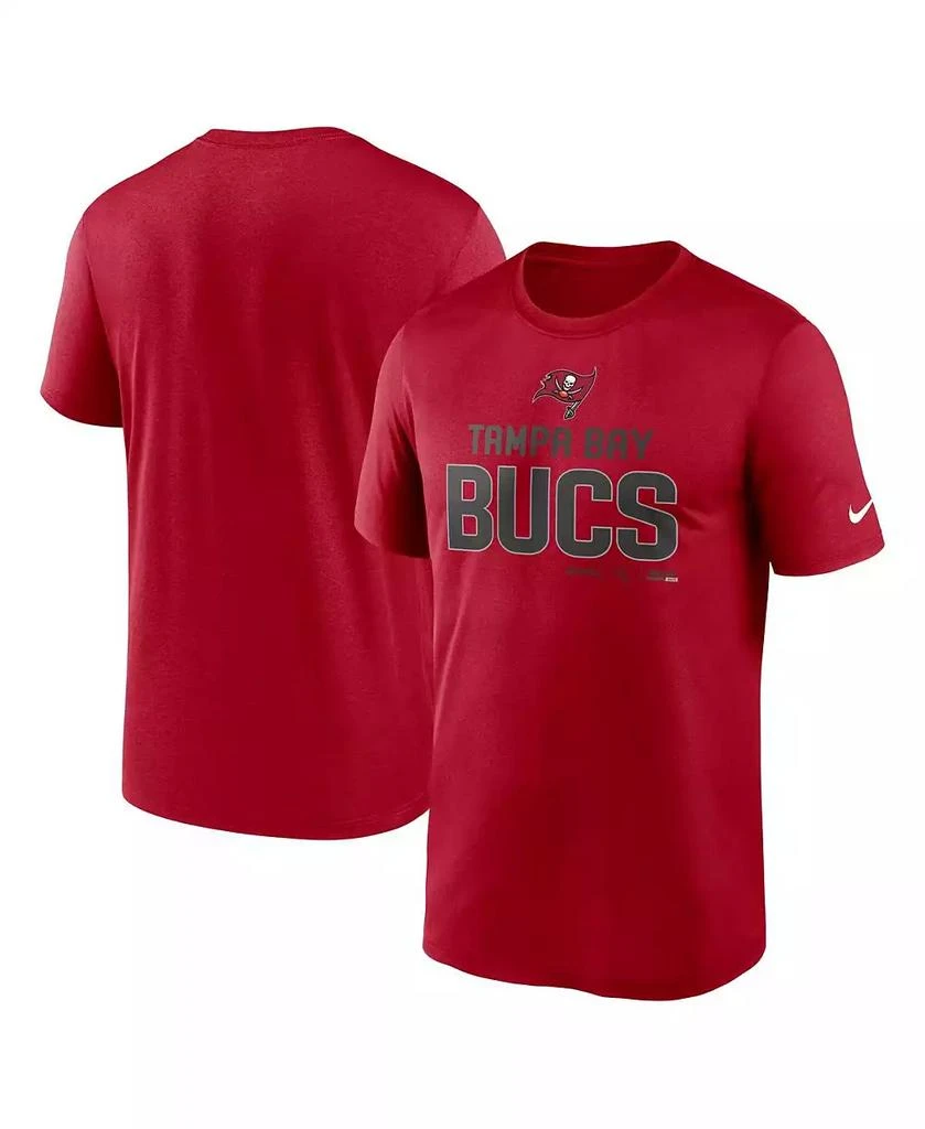 NIKE Men's Red Tampa Bay Buccaneers Legend Community Performance T-shirt 1