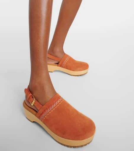 See by Chloé Pheebe suede clogs 4