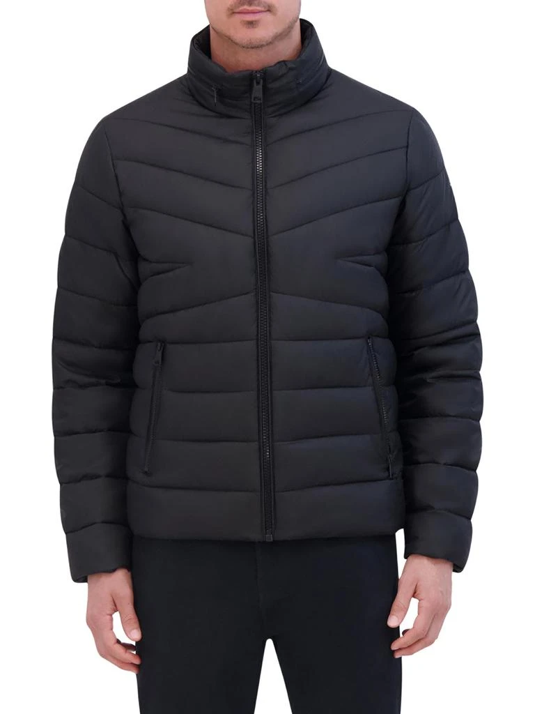 Kenneth Cole Stand Collar Puffer Jacket