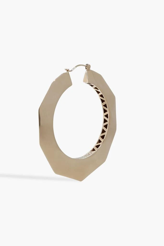 Valentino Gold-tone hoop earrings 4