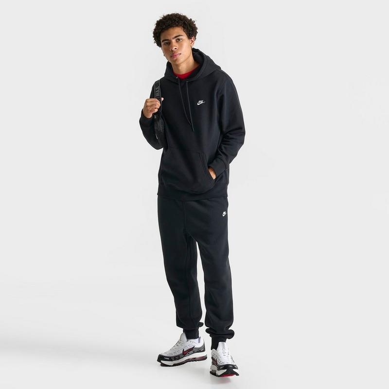 men's nike sportswear club fleece embroidered hoodie