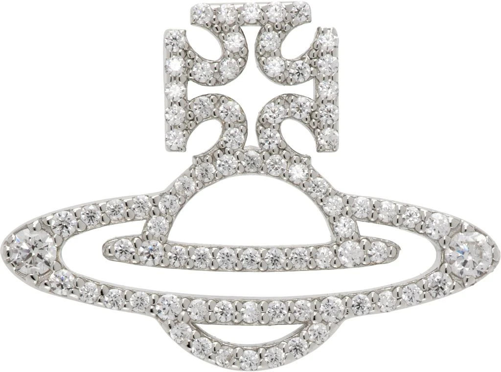 Vivienne Westwood Silver Trudy Single Stud Earring 1