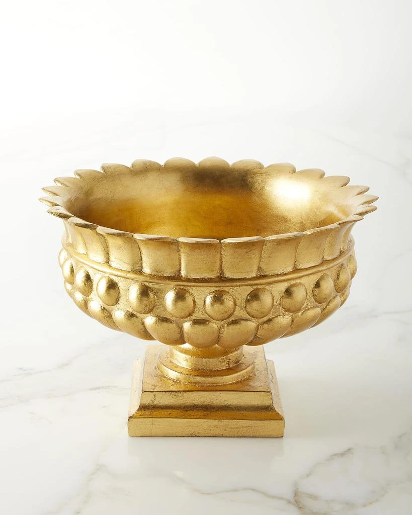 Old World Design Gold Leaf Pompeii Bowl