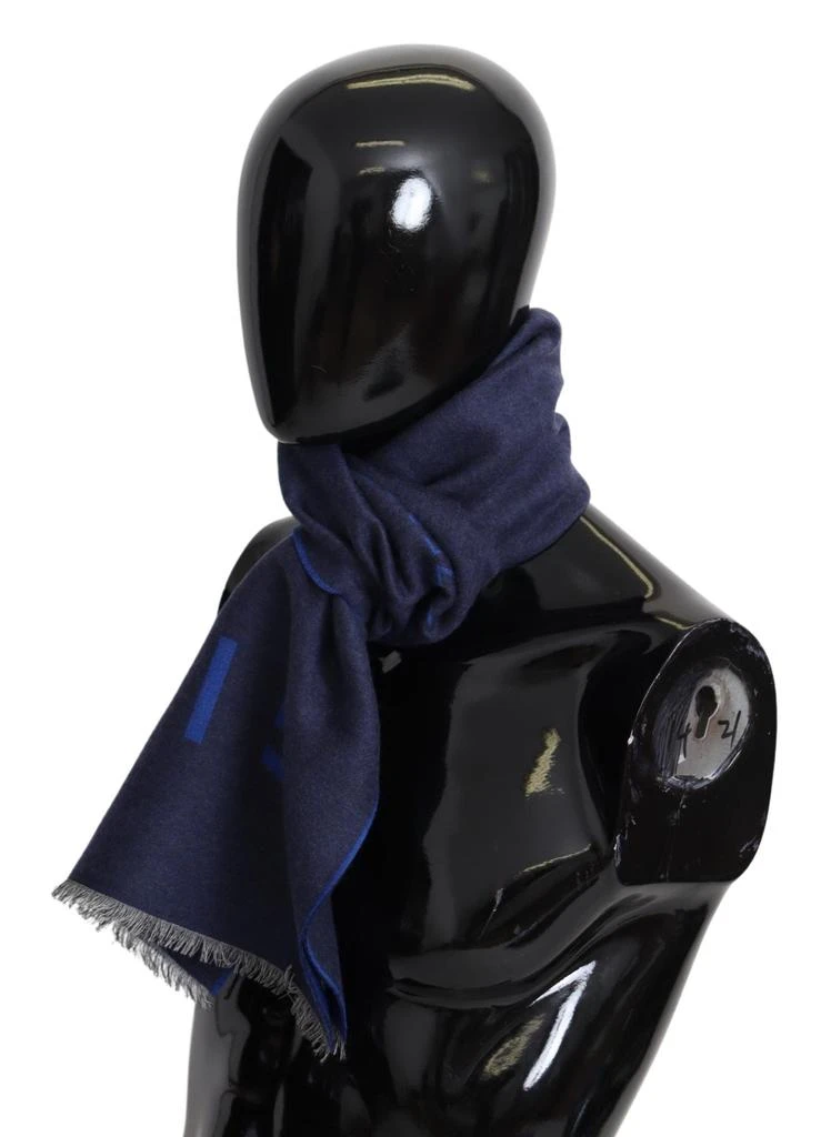 Givenchy Elegant Unisex Wool Silk Blend Men's Scarf 2