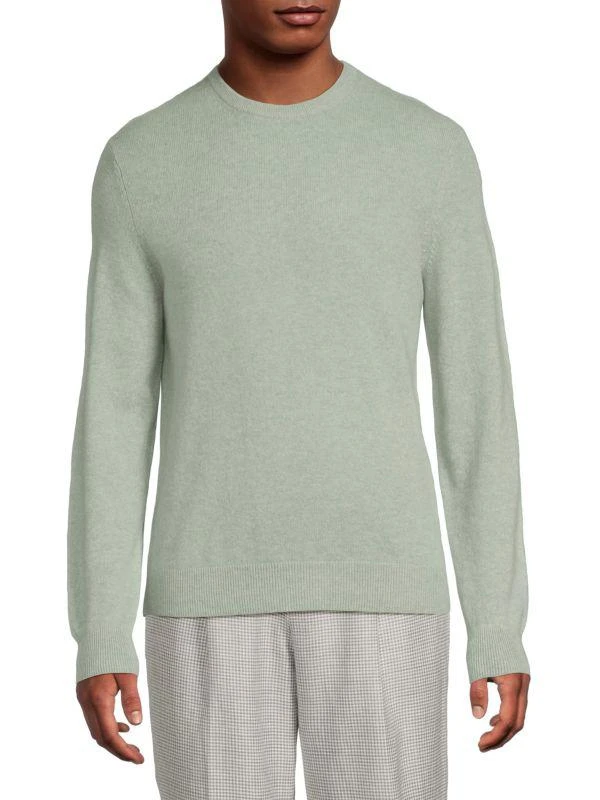 Saks Fifth Avenue 100% Cashmere Crewneck Sweater 1