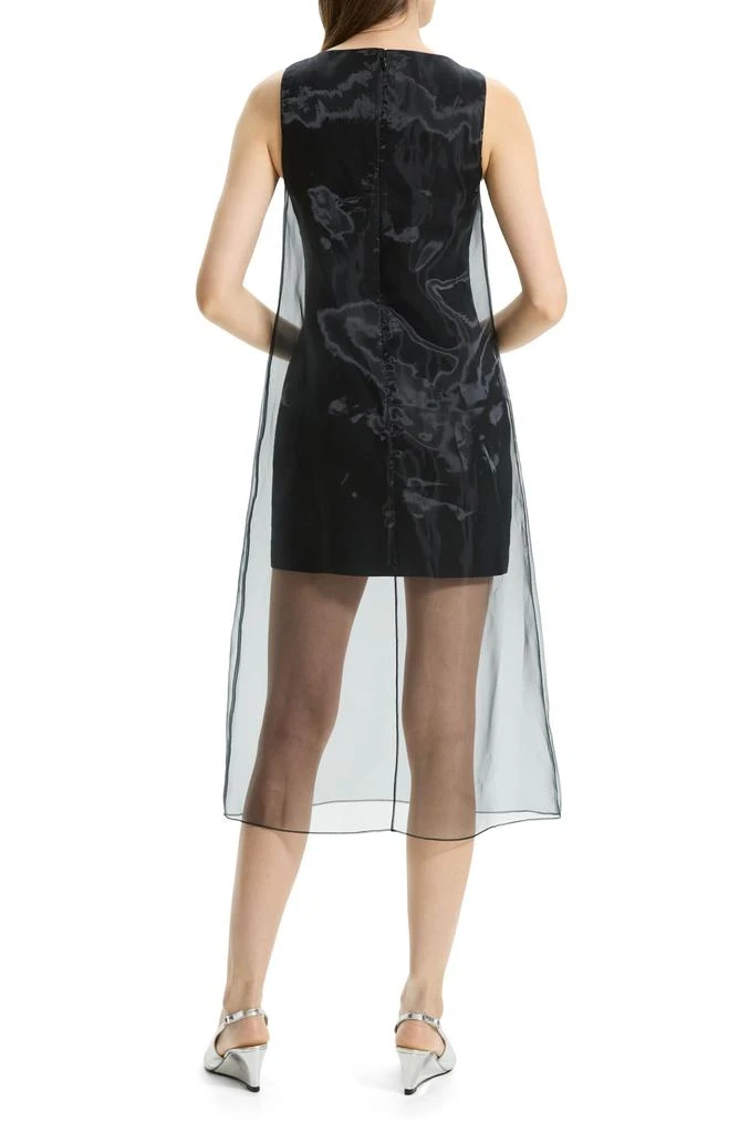 Theory Overlay Sleeveless Linen Blend Dress 2