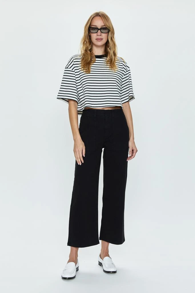 Pistola Denim Sophia Wide Leg Pant - Black 5