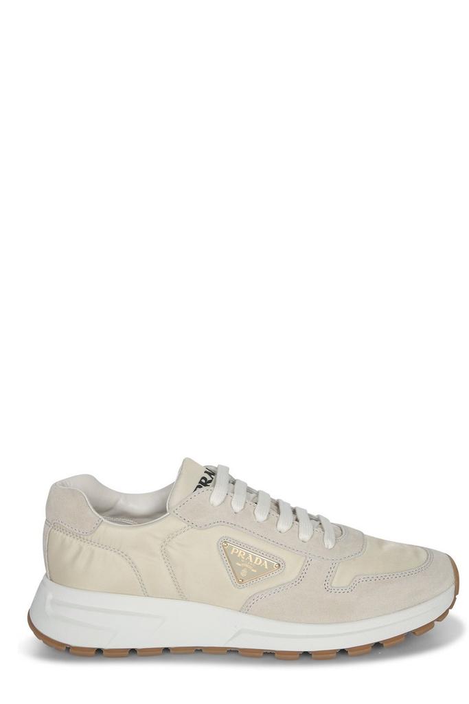 Prada Prada Triangle-Logo Lace-Up Sneakers