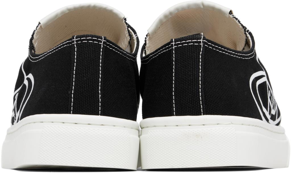 Vivienne Westwood Black Plimsoll Low Top 2.0 Sneakers