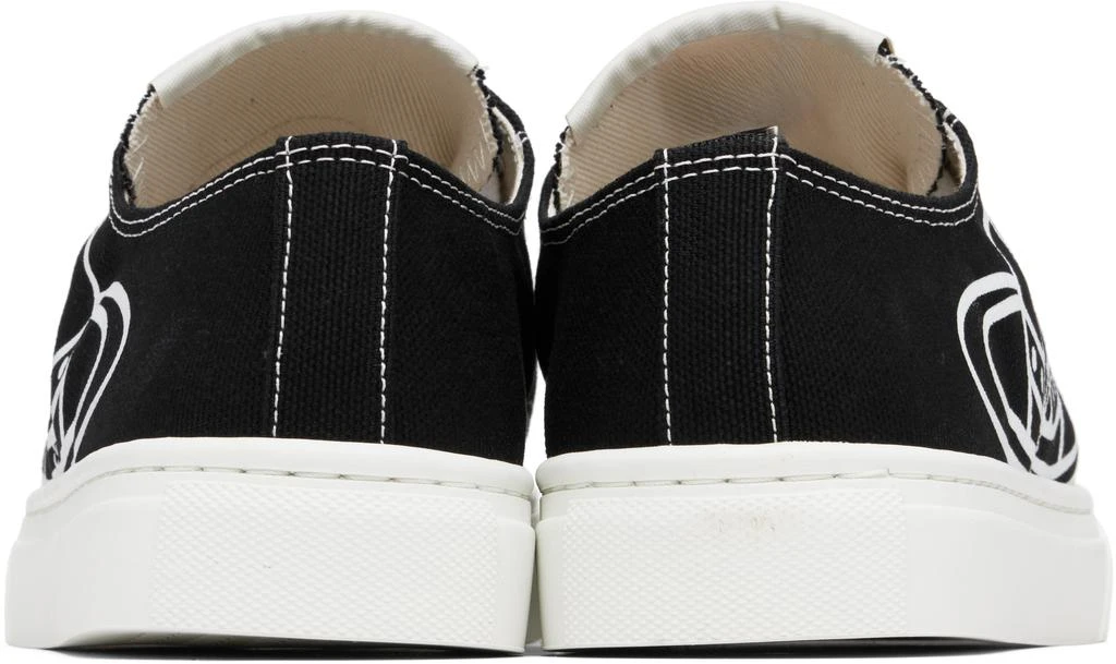 Vivienne Westwood Black Plimsoll Low Top 2.0 Sneakers 2