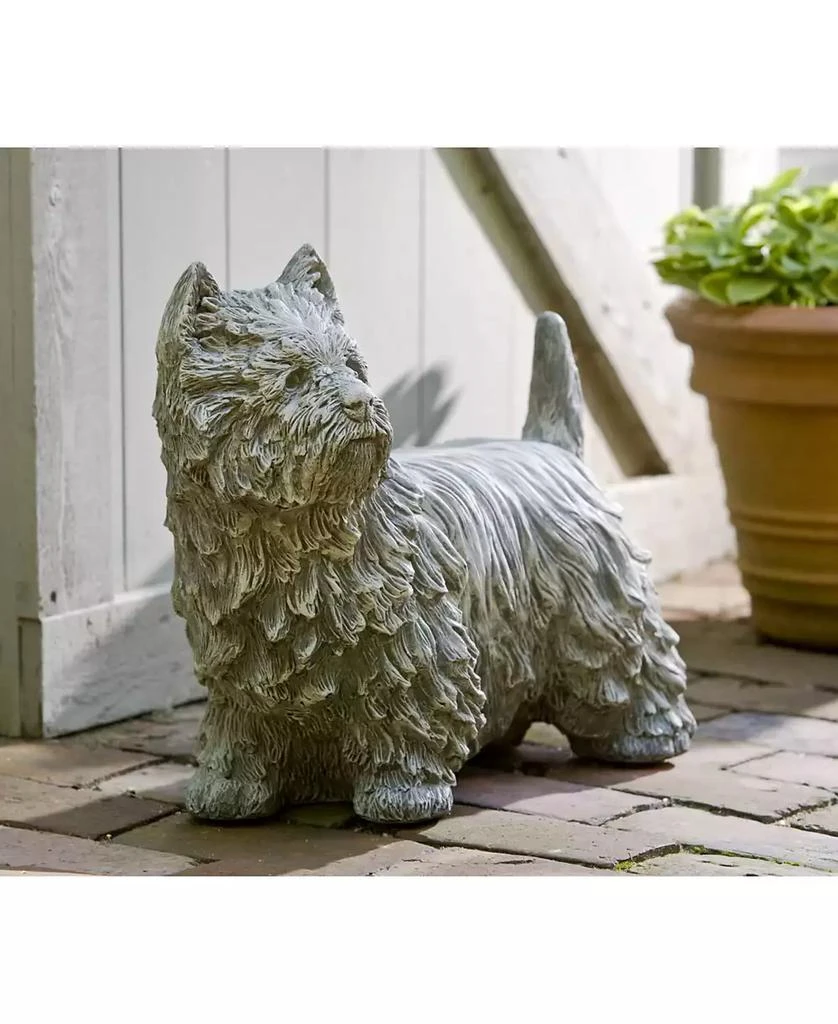 Campania International Westie Garden Statue 2
