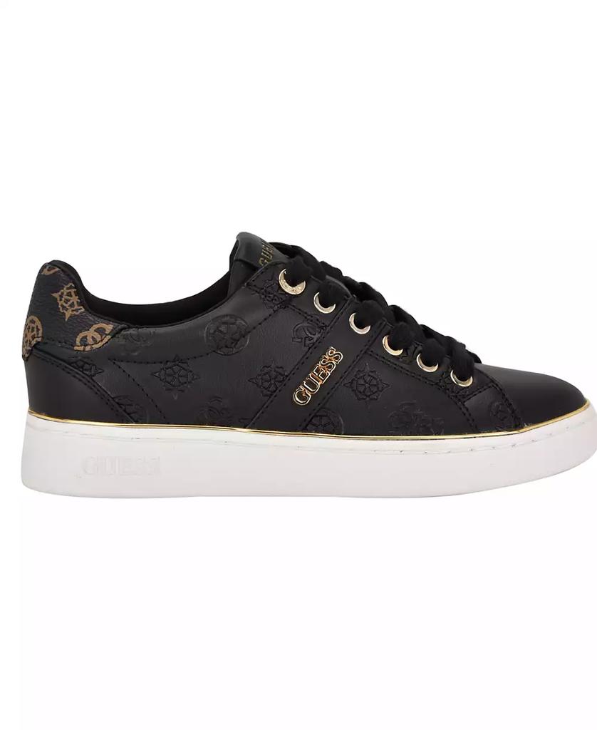 GUESS Women's Britz Low Profile Lace-Up Sneakers