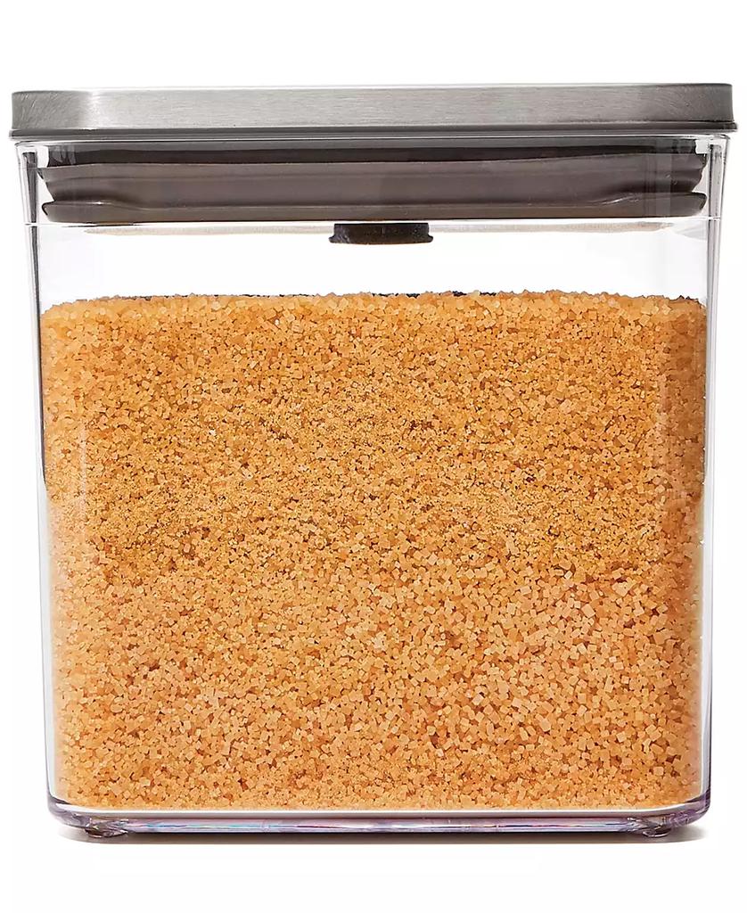 OXO Steel POP Big Square Short 1.1-Qt. Food Storage Container