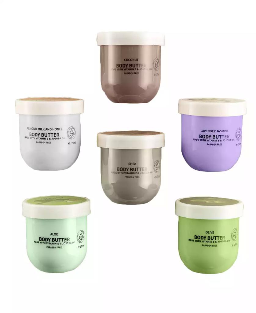 Lovery Whipped Body Butter Gift Set, 6 Piece