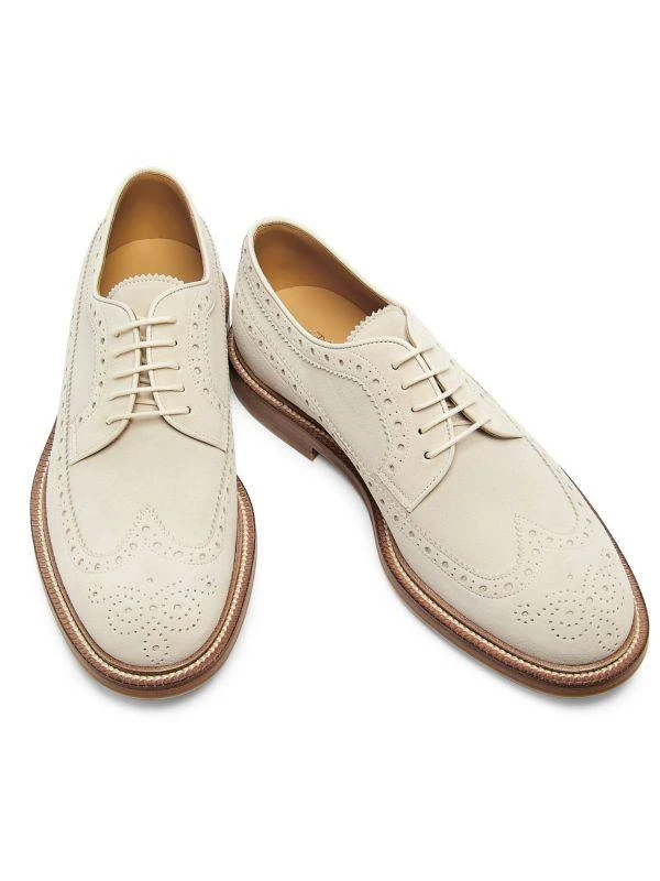Brunello Cucinelli Suede Brogue Shoes 5
