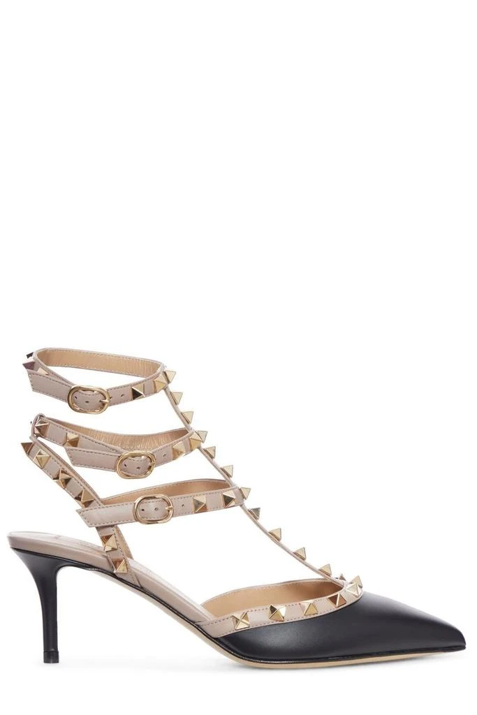 Valentino Valentino Garavani Rockstud Pointed Toe Caged Pumps 1