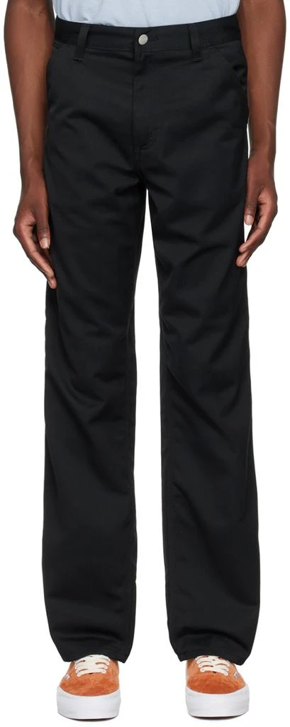 Carhartt WIP Black Simple Trousers 1