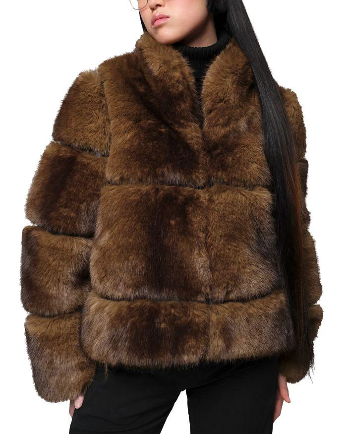 Apparis Sai Faux Fur Short Coat 1
