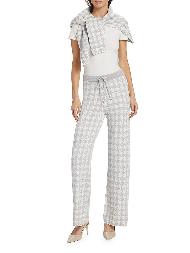 Stellae Dux Houndstooth Drawstring Pants 2