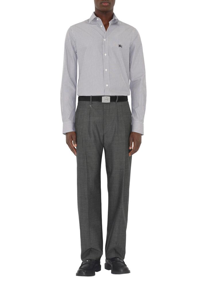 Burberry Regular fit striped cotton shirt