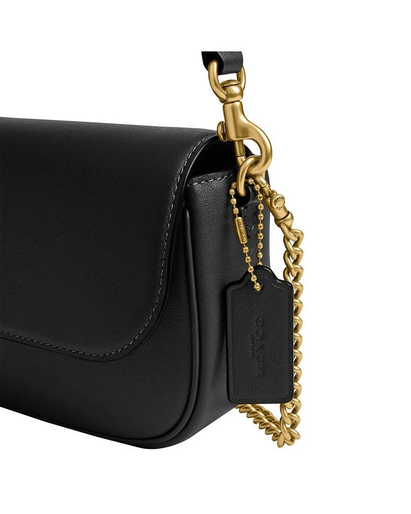 Coach Brook Flap Small Leather Chain Bag 5
