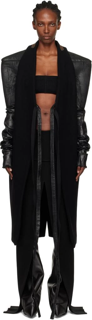 Rick Owens Black Concordians SL Cyclops Coat 1