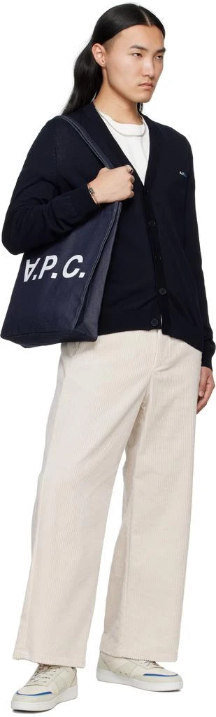 A.P.C. Silver Minimal Signet Ring 3