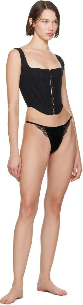 L'Agent by Agent Provocateur Black Zena Corset 4