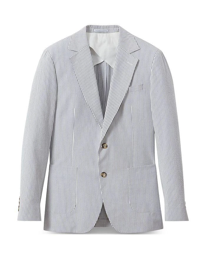 REISS Barr Slim Fit Striped Suit Jacket 7