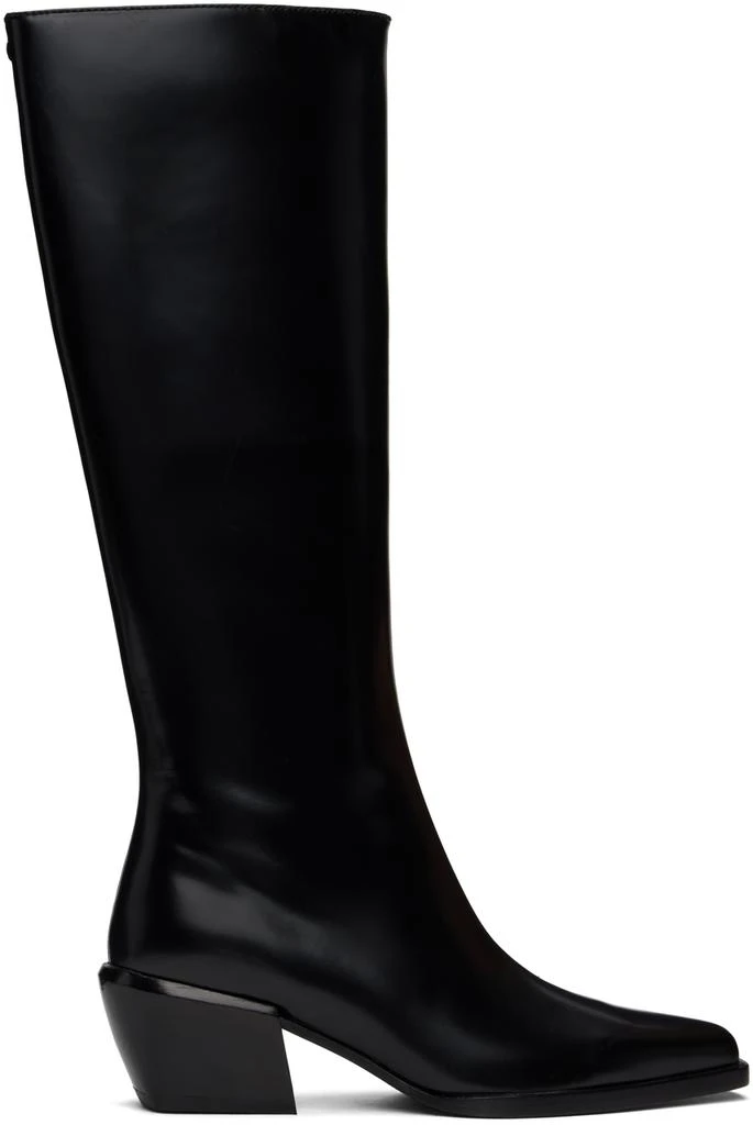 Rag & Bone Black Joni Knee High Tall Boots 1