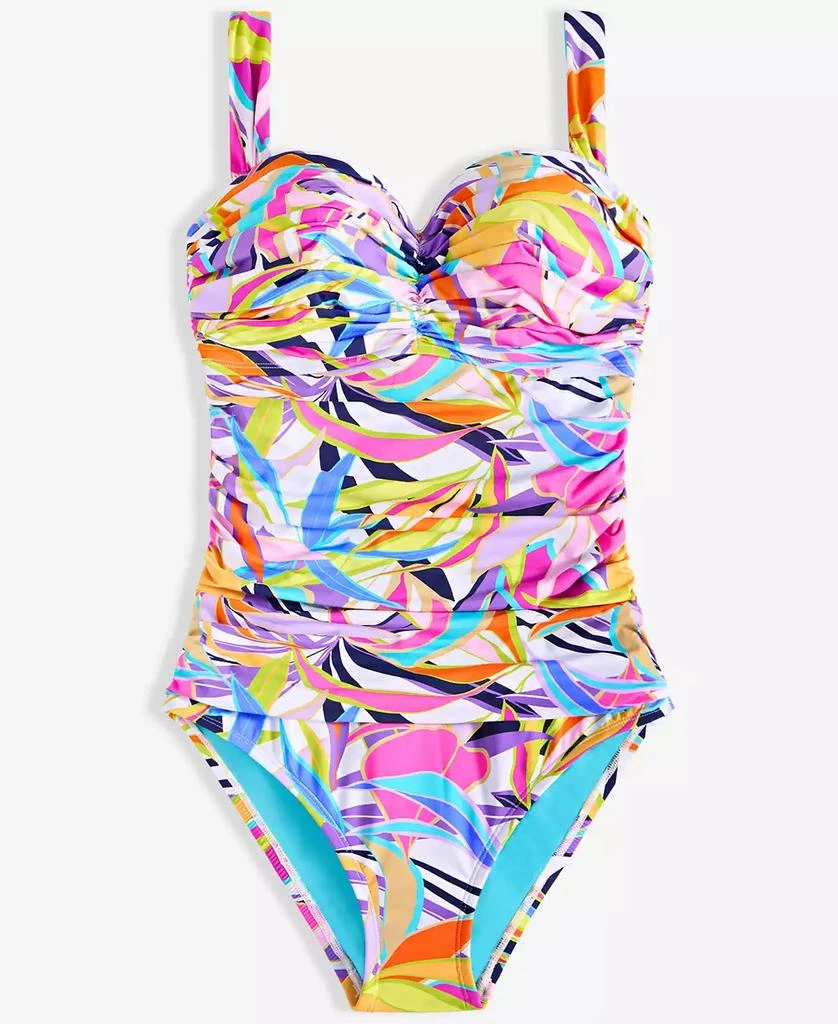 Bleu Rod Beattie Women's Living Color Ruched One-Piece Swimsuit 5