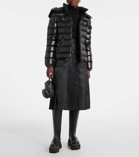 『MONCLER』Badyf Shearling-Trimmed Down Jacket★Black★ Moncler - Bady faux fur-trimmed down jacket Moncler