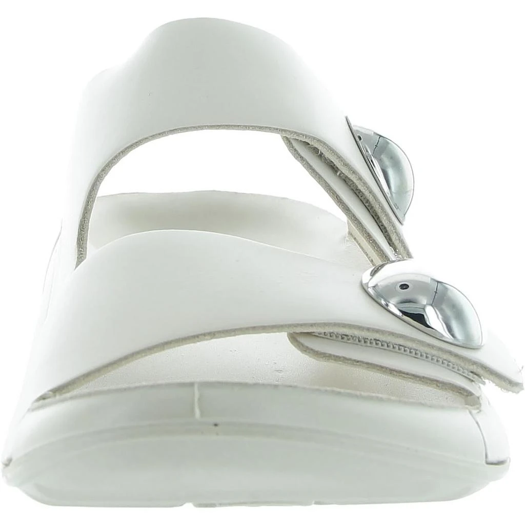 ECCO Cozmo Womens Leather Embellished Slide Sandals 2