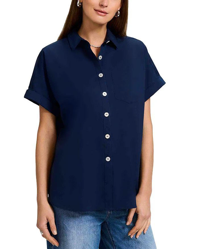 FOXCROFT Abigail Short Sleeve Stretch Top