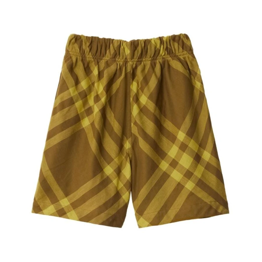 Burberry Kids Elastic Waist Checkered Shorts 2