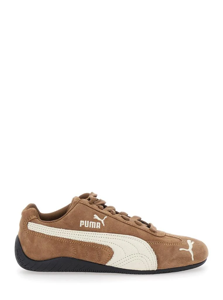 Puma 'Speedcat Archive' Brown Sneakers With Side Logo In Suede Unisex 1