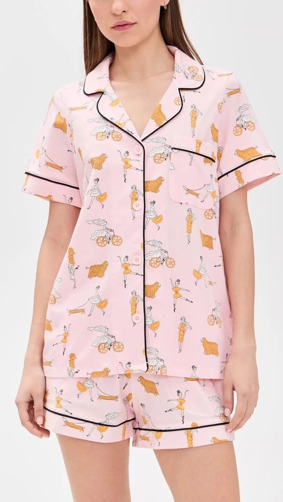 BedHead PJs Cotton Jersey Knit Classic Shorty Pajama Set 6