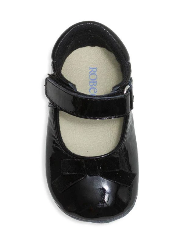 Robeez Baby Girl’s Patent Leather & Bow Mary Jane Shoes 3