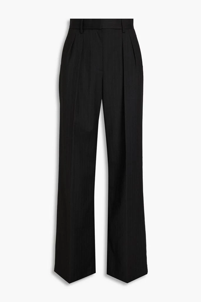 REBECCA VALLANCE Charlie pinstriped twill wide-leg pants 1