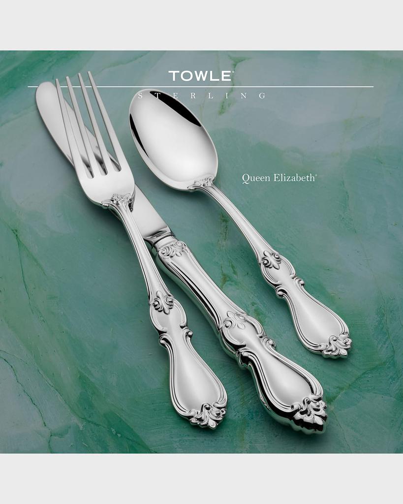 Towle Silversmiths Queen Elizabeth 5-Piece Dinner Flatware Set