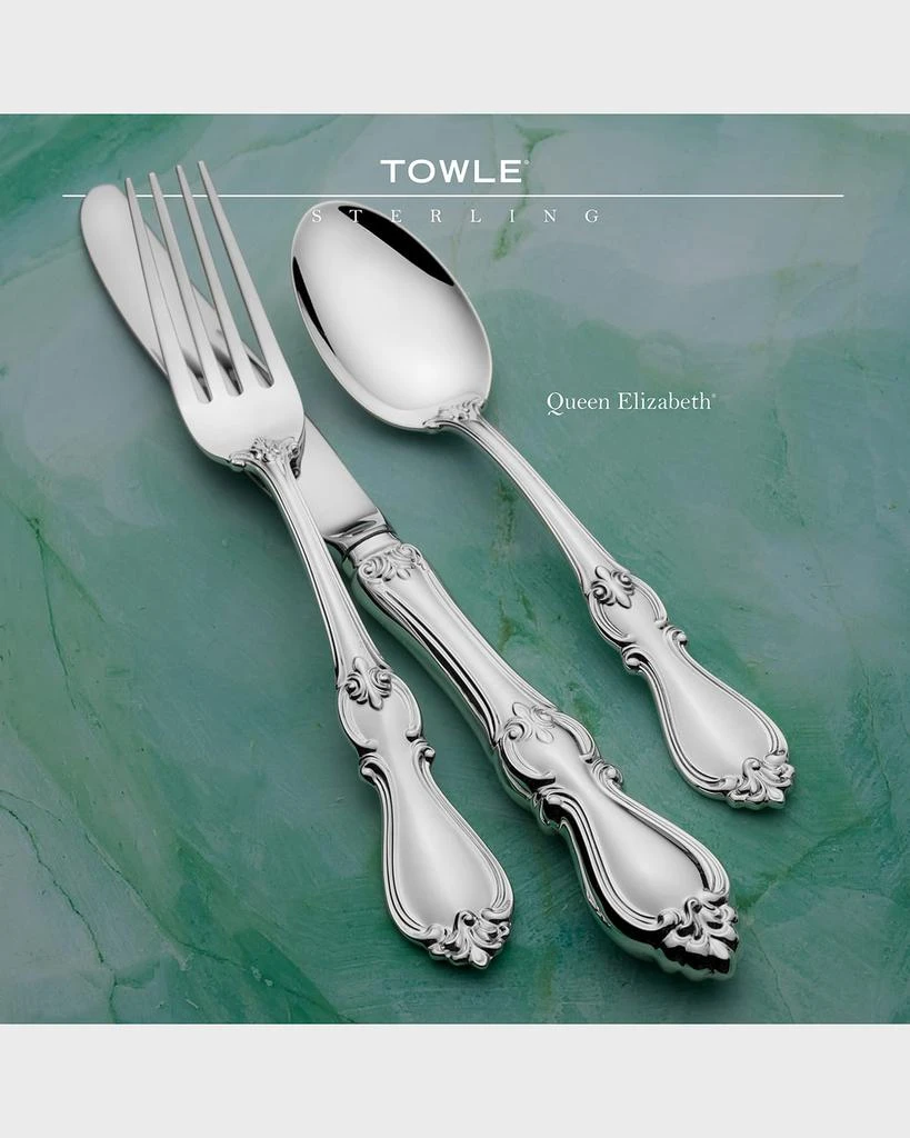 Towle Silversmiths Queen Elizabeth 5-Piece Dinner Flatware Set 2
