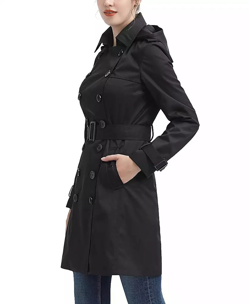 kimi + kai Women's Adley Water Resistant Hooded Trench Coat 4