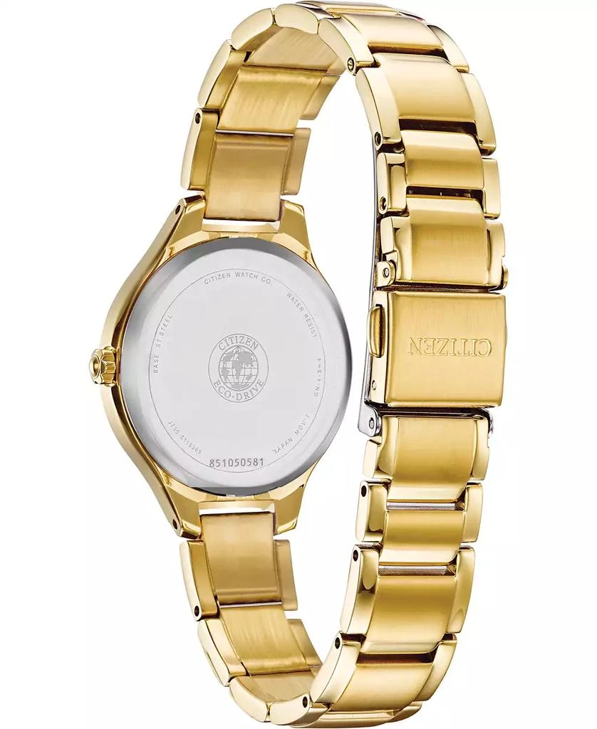 Citizen Eco-Drive Women's Corso Diamond-Accent Gold-Tone Stainless Steel Bracelet Watch 29mm 9