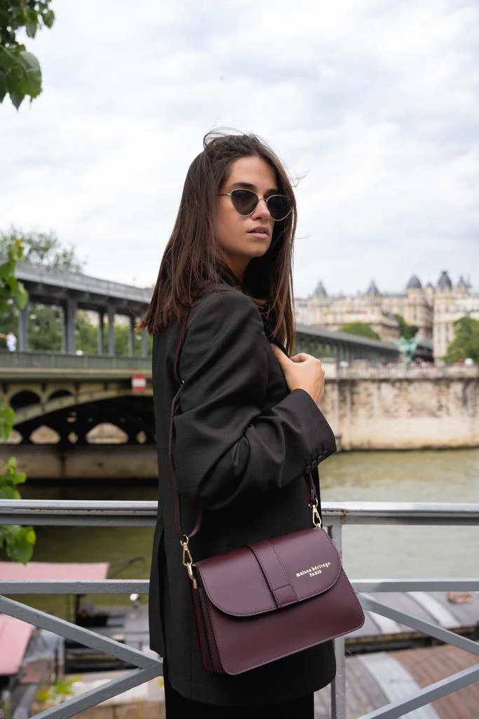 Maison Heritage Sac Porte Epaule Ligou - Bordeaux - Femme 2
