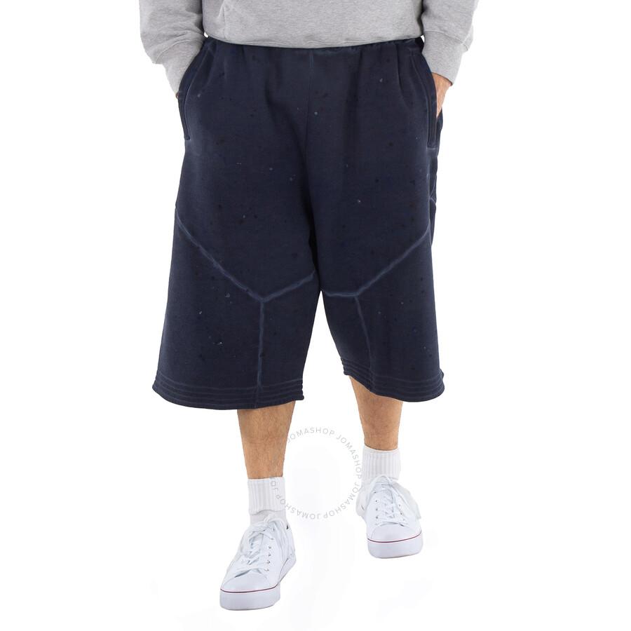 A-COLD-WALL* Navy Studio Wide Leg Faded Jersey Shorts