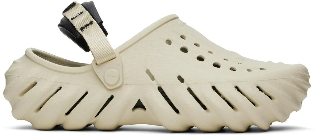Crocs Beige Echo Clogs 1