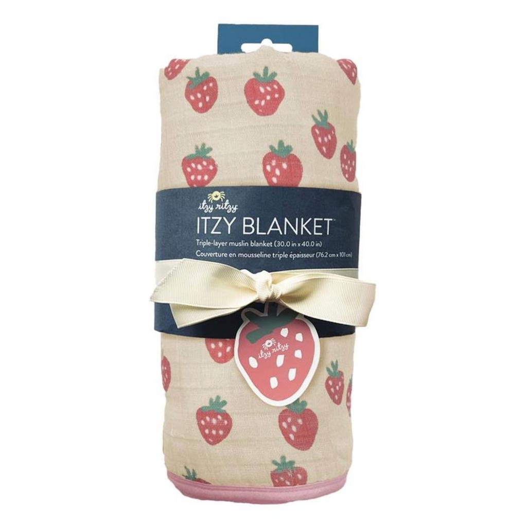 Itzy Ritzy Itzy Ritzy - Strawberry Itzy Blanket