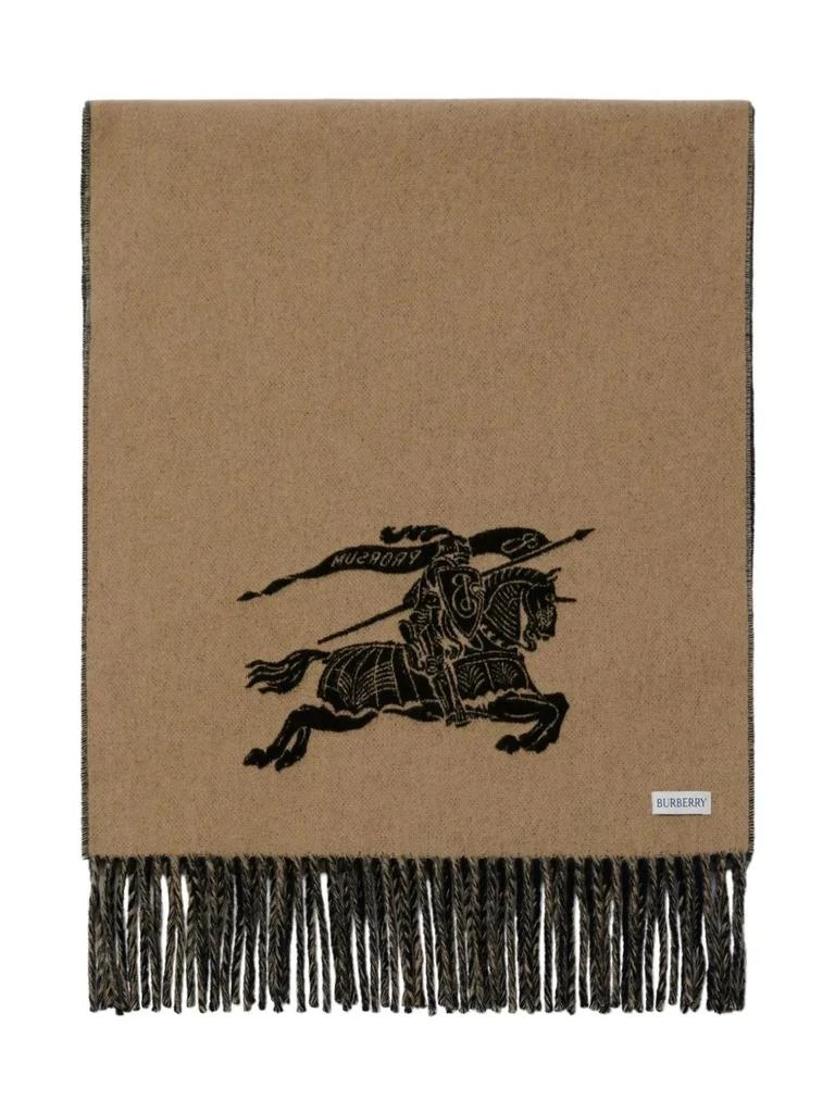 Burberry BLACK CASHMERE SCARF 2
